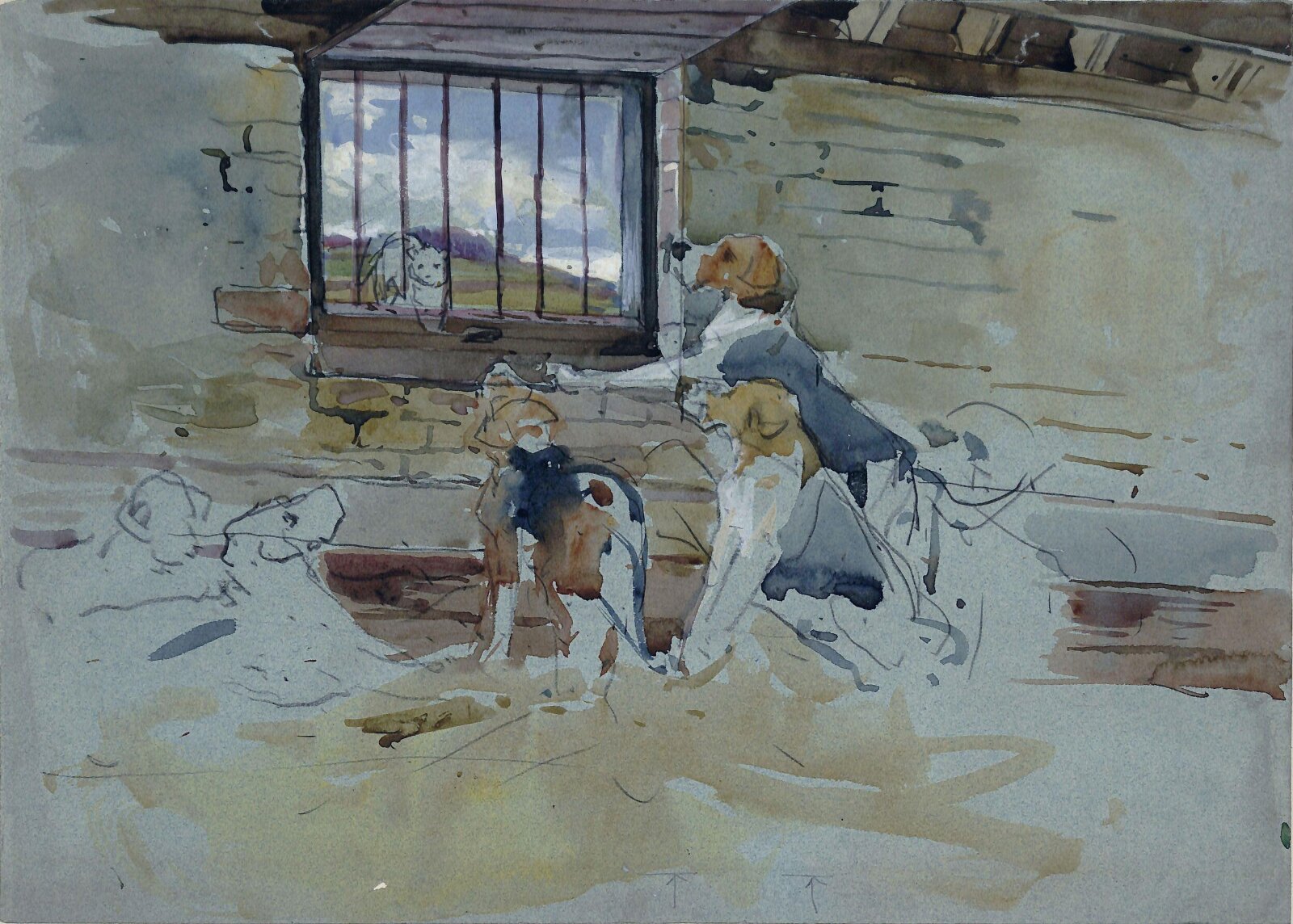 The Kennel Window, John Sargent Noble, 1870 - ca. 1890