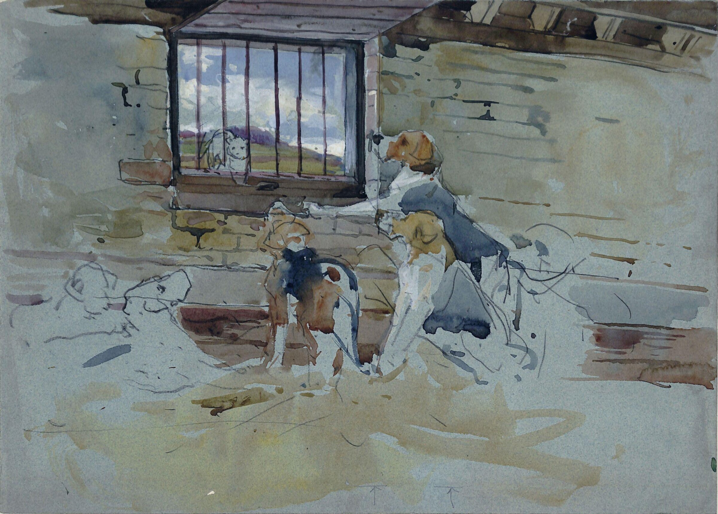 The Kennel Window, John Sargent Noble, 1870 - ca. 1890