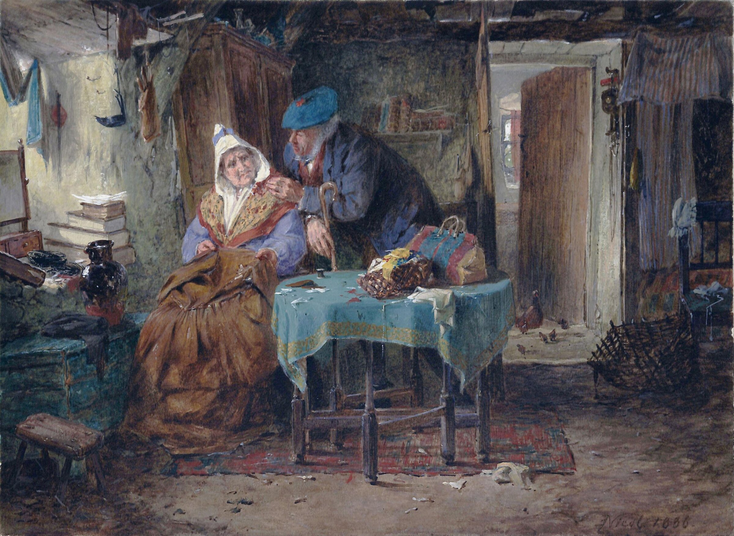 Clout the Auld, the New are Dear, Erskine Nicol, 1886