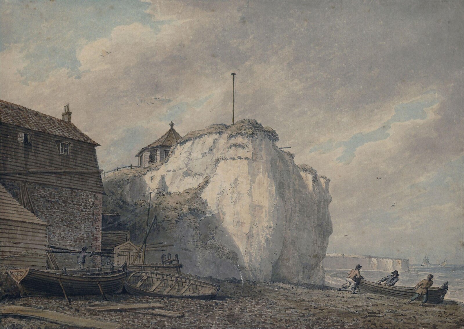 The coast at Broadstairs, Pouncy, ca. 1775-99