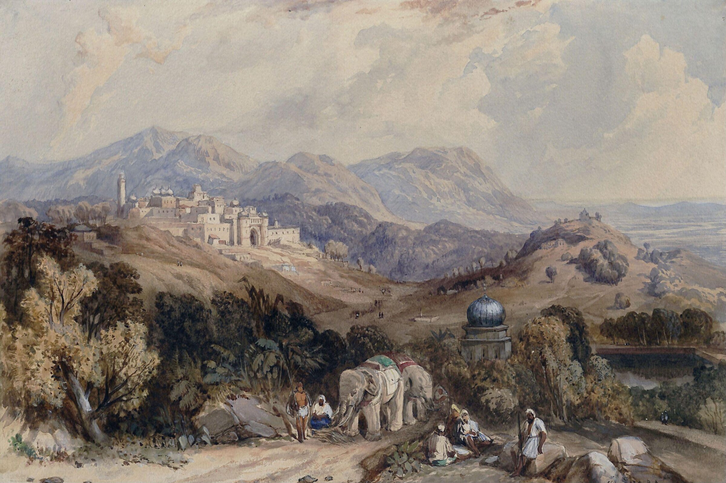 Amber, Rajpootana, Clarkson Stanfield, early 19th Century