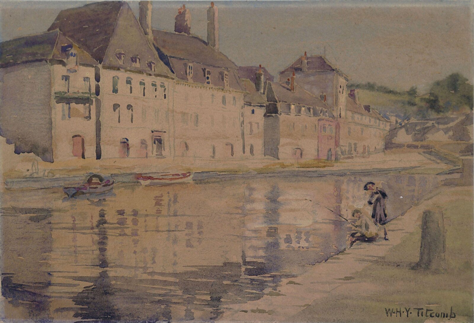 Quimperlé, Brittany, William Holt Yates Titcomb, ca. 1880-1890