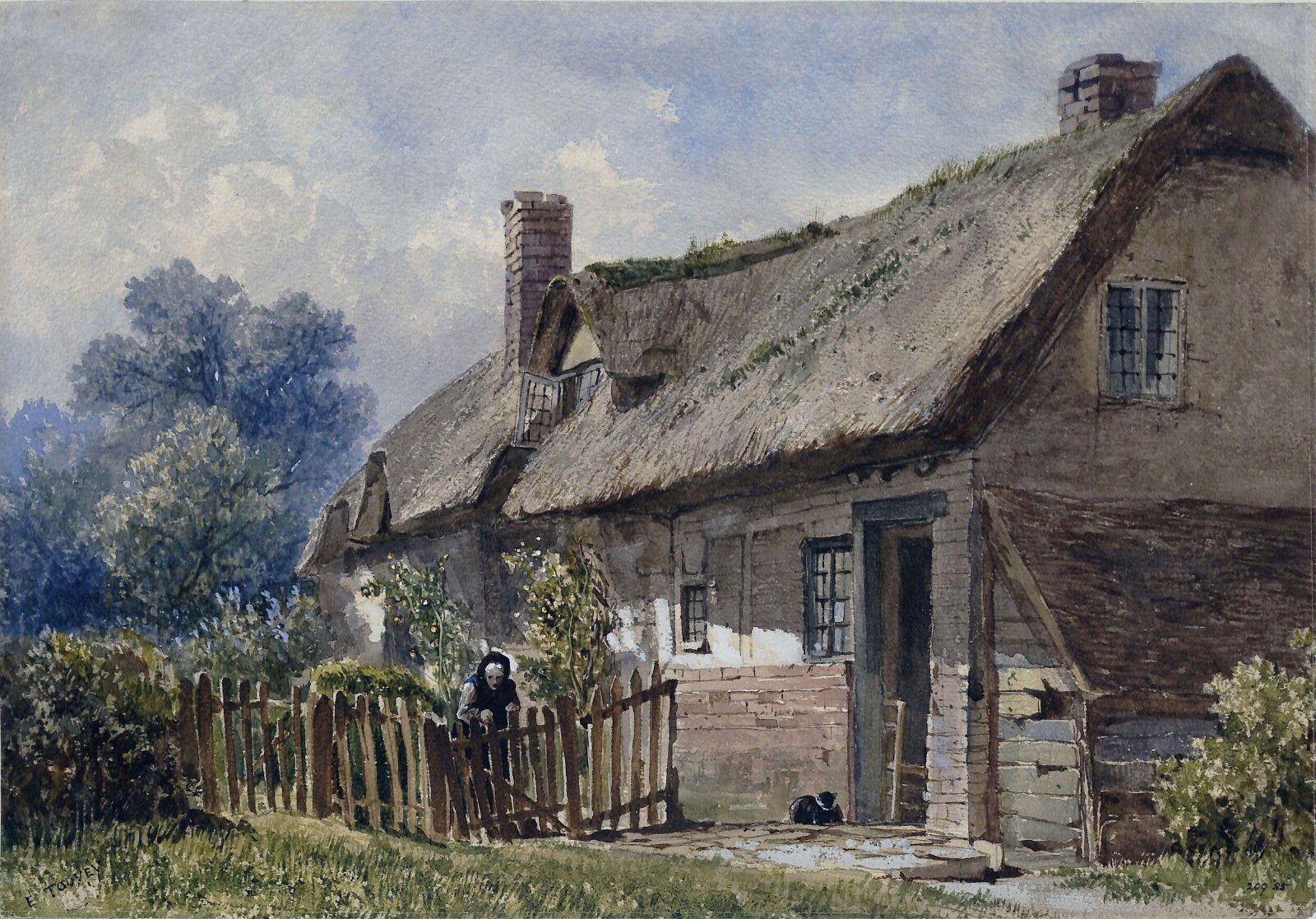 Rustic cottage, Edwin Toovey, ca. 1865-67