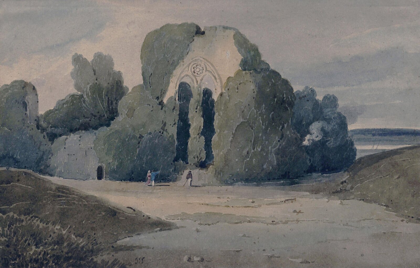 Netley Abbey: South View, Tobias Young, ca. 1775-1824