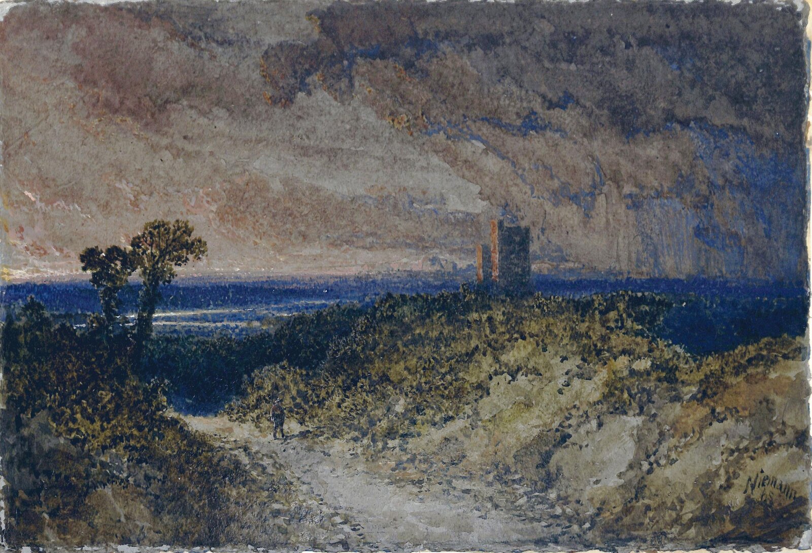 Autumn Evening: A Composition, Niemann, 1865