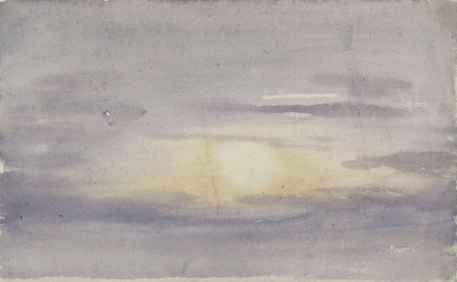 Study of the sun and clouds, Thomas Tudor, ca. 1820