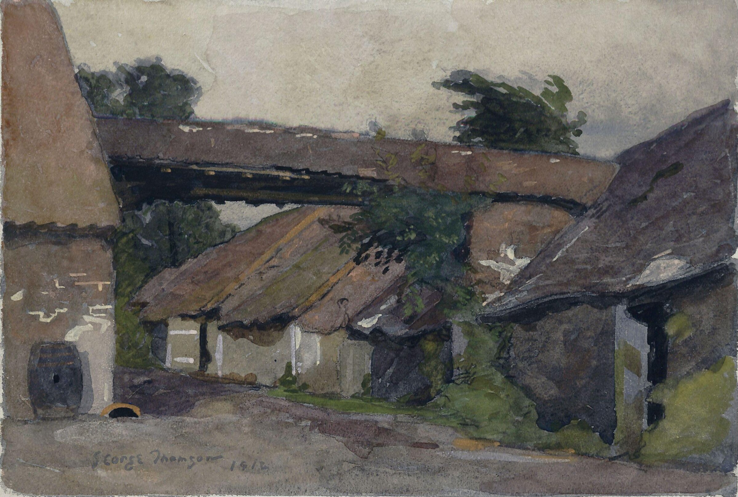 Tile Works, Samer, Pas-de-Calais, George Thomson, 1912