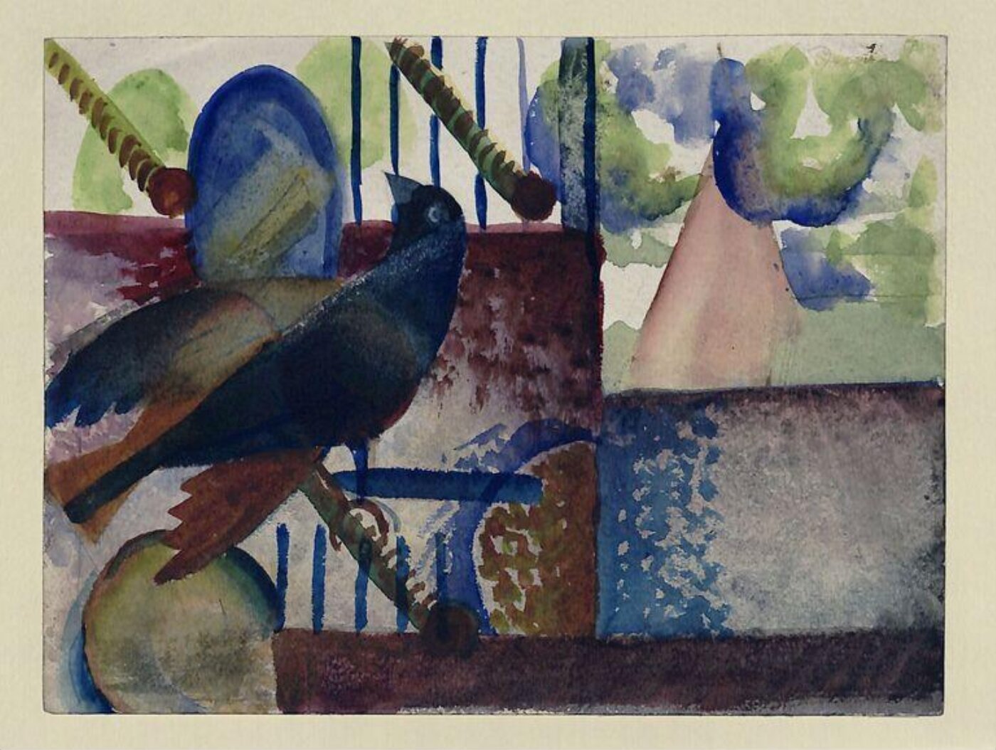 Ervin Bossanyi, A Bird on a Perch