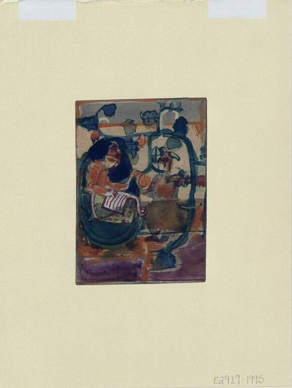 A Seated Figure with a Manuscript