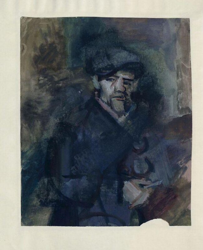 Portrait of a Man at the Camp d'etrangers