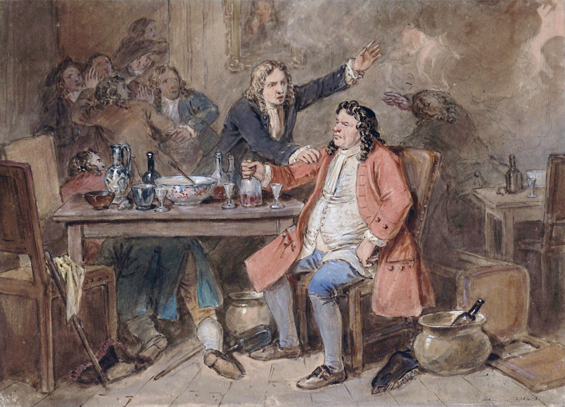The Everlasting Club, John Masey Wright, 1800-66
