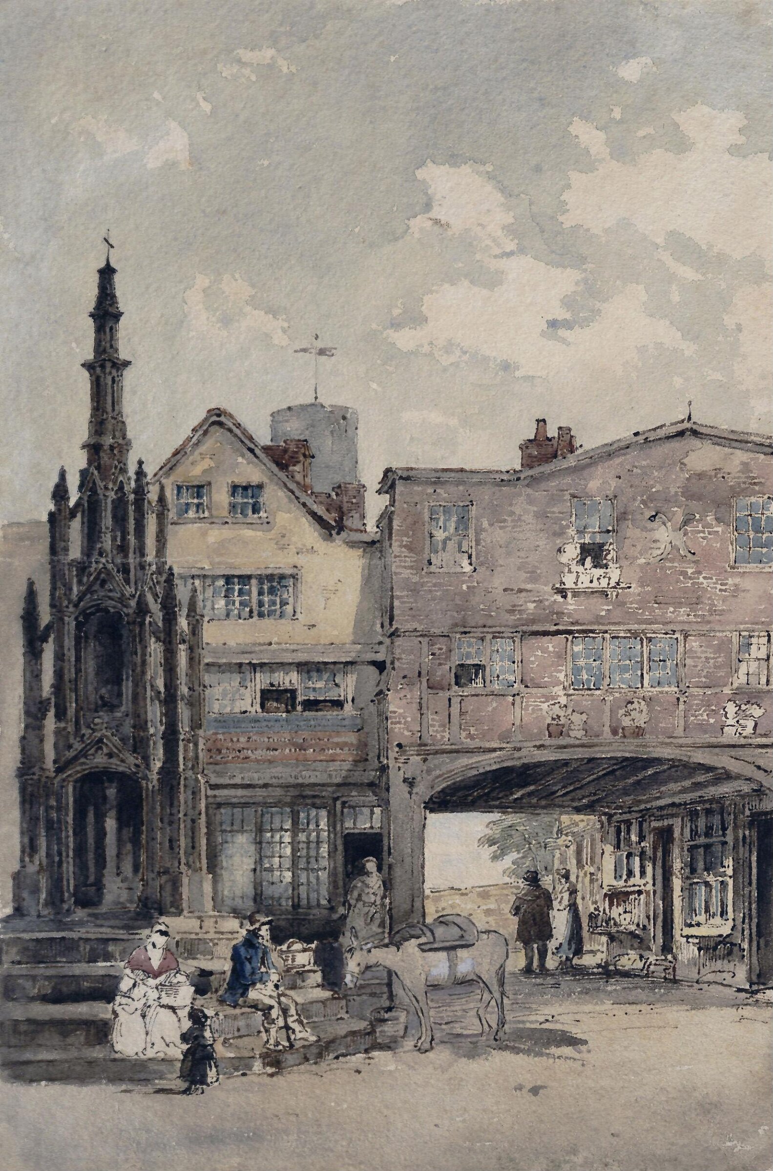 The Butter-Cross, Winchester, Amelia Long, 1762-1837