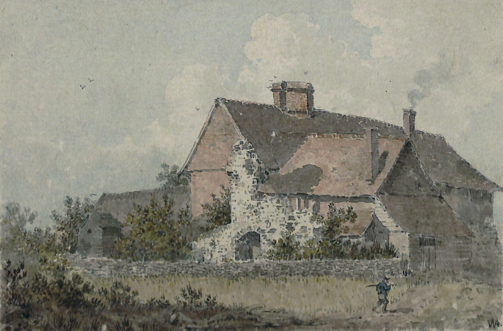 Higham Abbey near Rochester, William Alexander, 1795