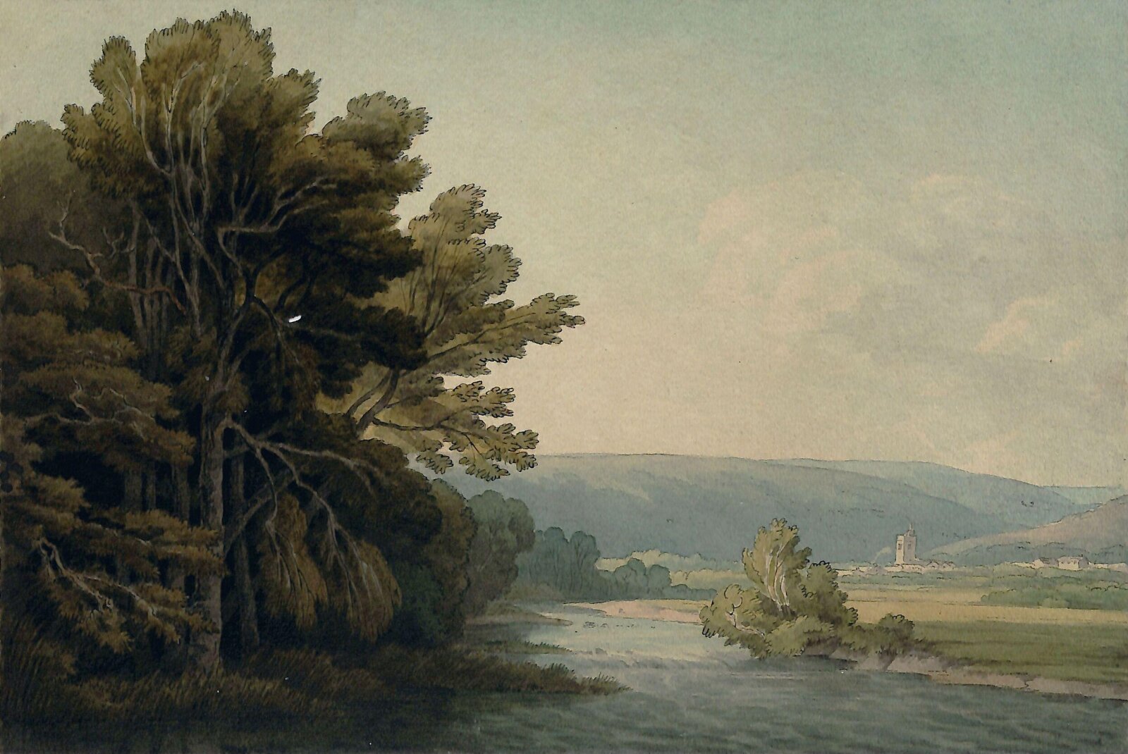 Dulverton, Somerset, Джон Уайт Эббот, 1800