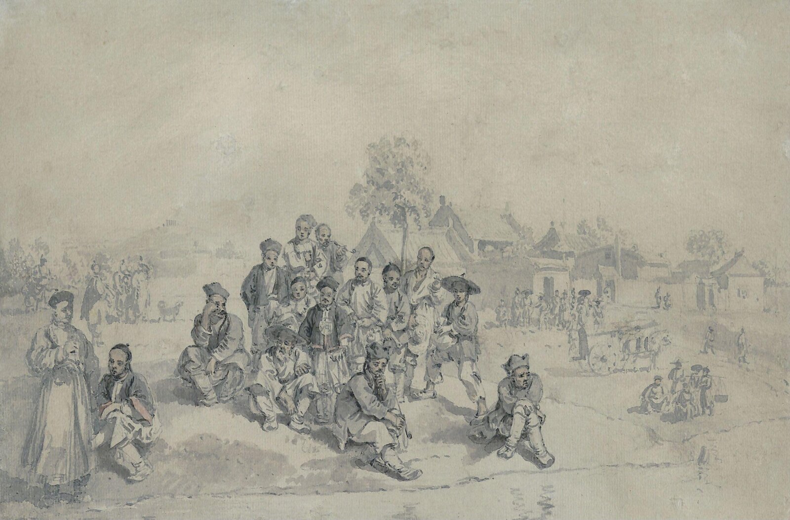 A Scene in China, William Alexander, Ca. early 19th century.