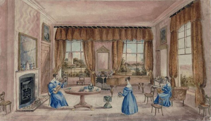 View of the Drawing Room, Woodton Hall, Norfolk top image