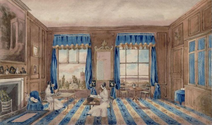 View of the Panelled Sitting Room, Woodton Hall top image