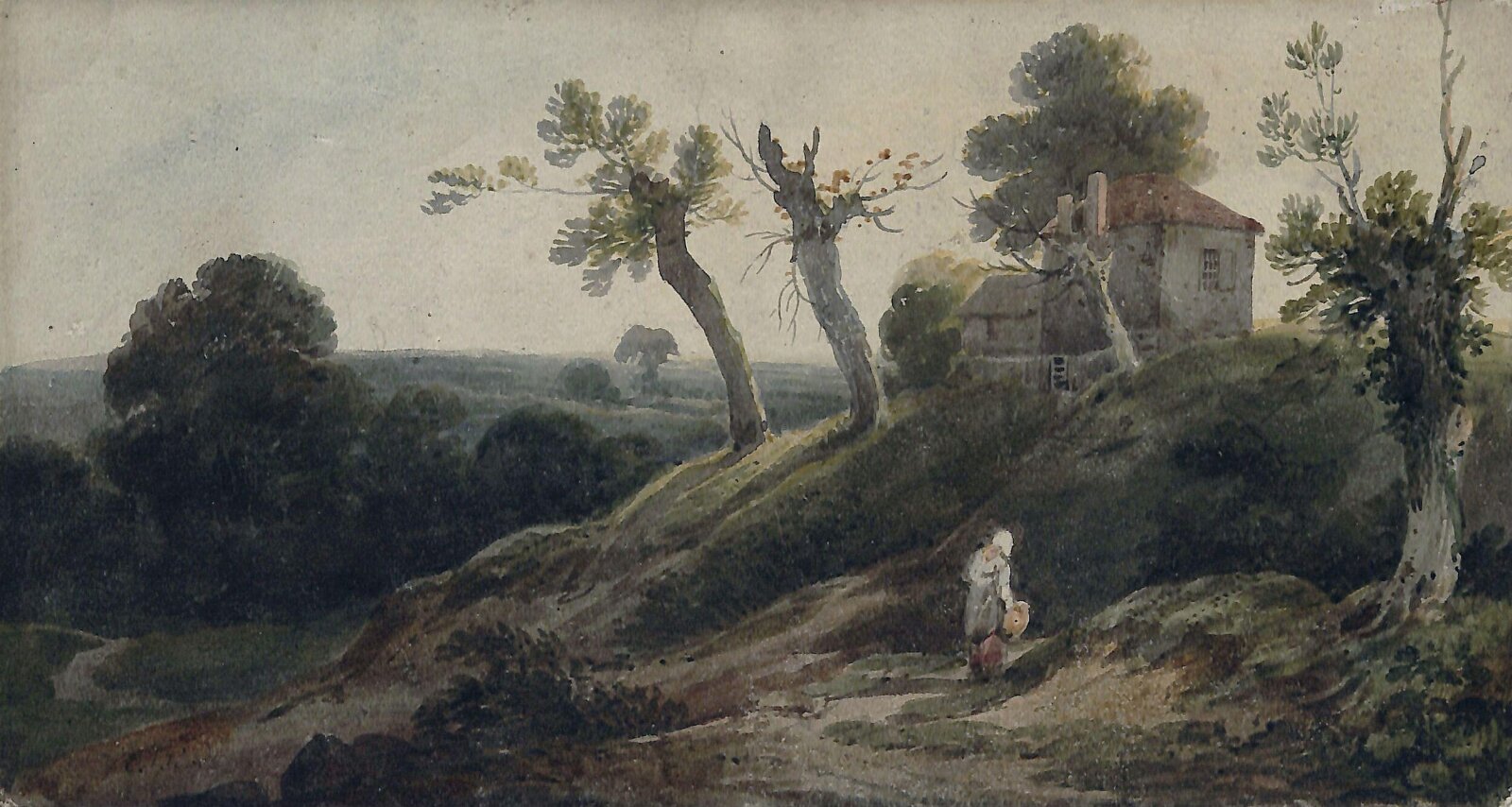 Landscape with a Cottage, Edward Bird, ca. 1790-1819