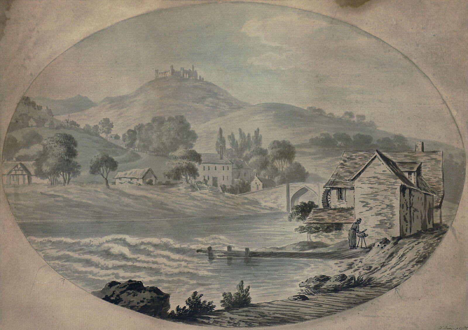 Llangollen, North Wales, William Burgess, 1785