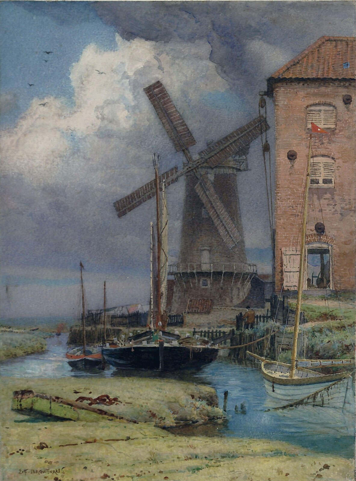 At Cley-next-the-sea, Brewtnall, 19th century