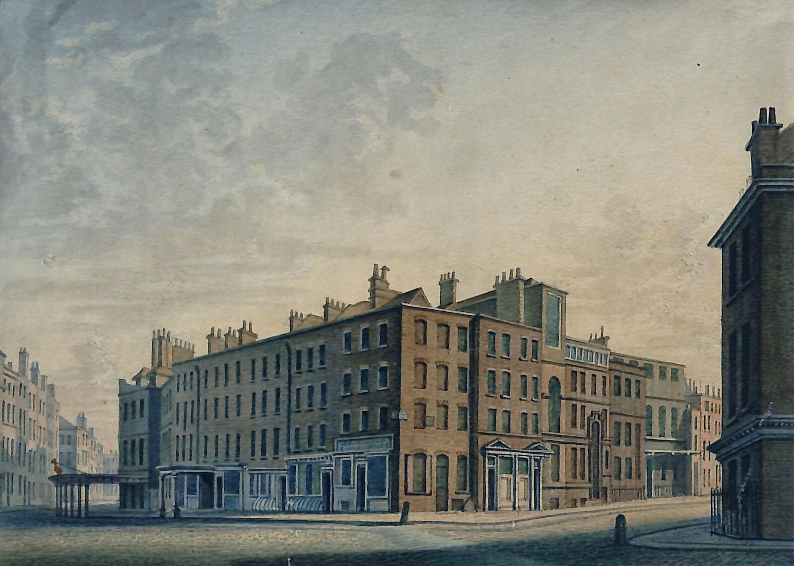 Bow Street, William Capon, ca. 1800