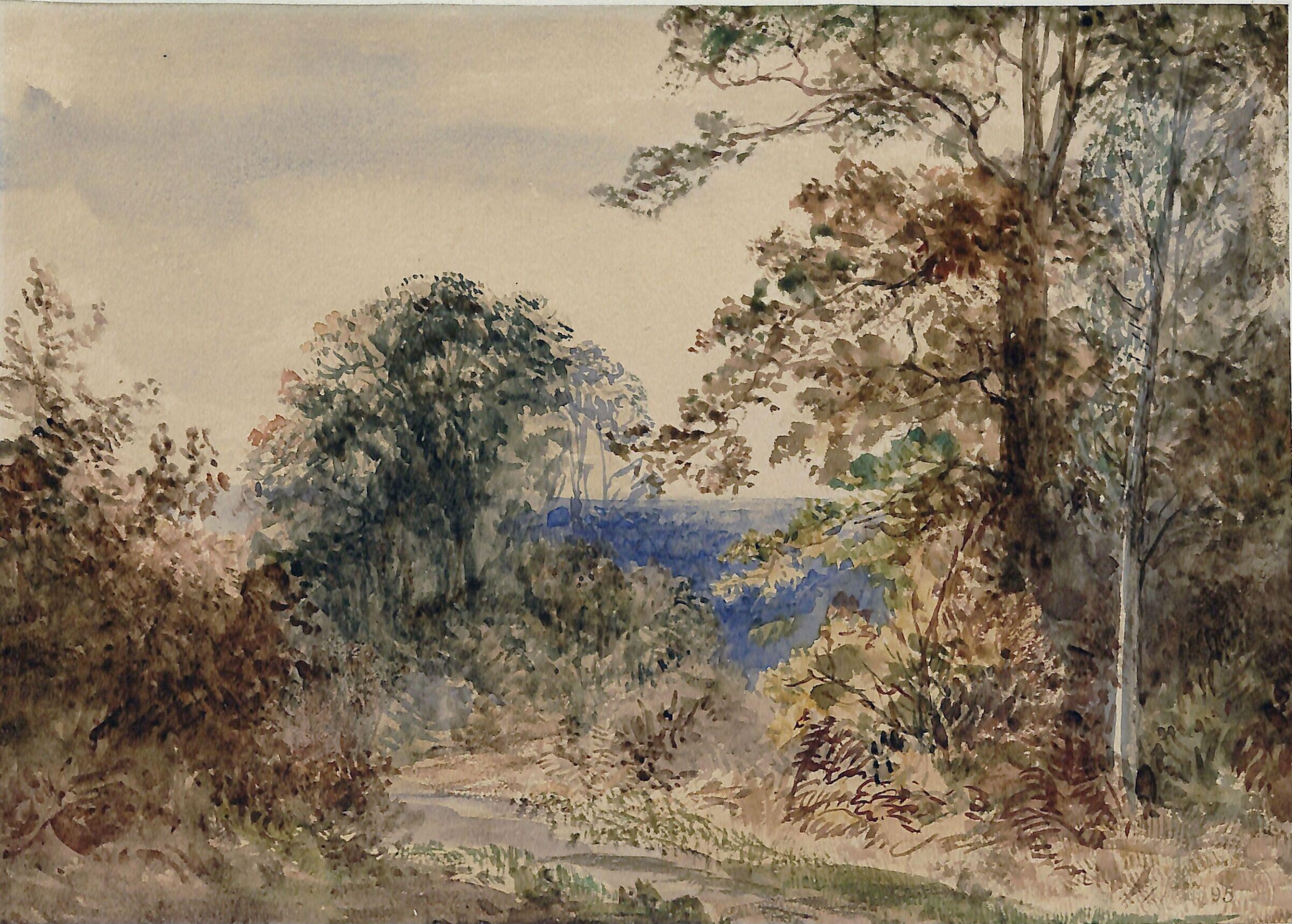 Study from Nature, Margaret Carpenter, ca. mid 19th century