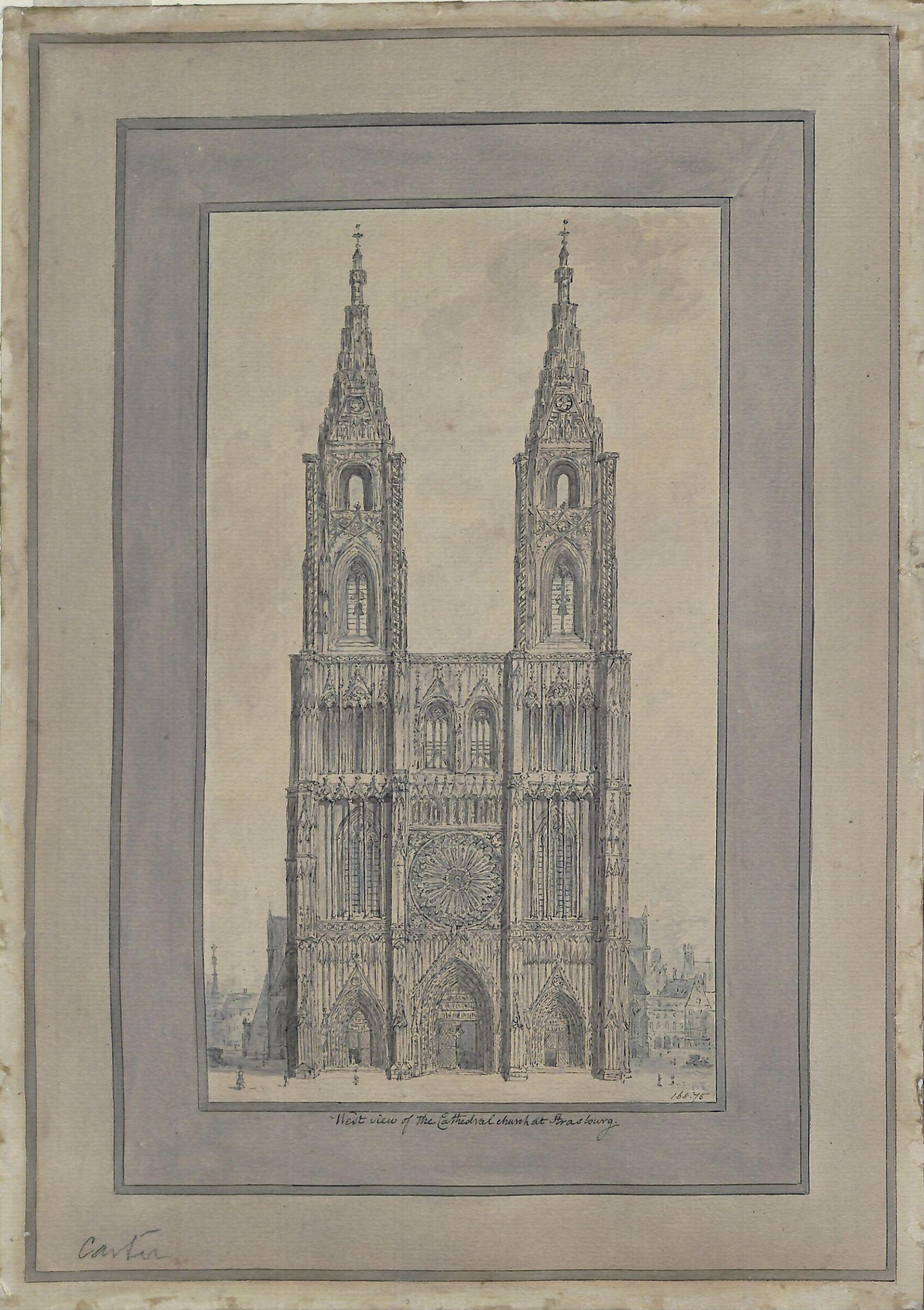 Strasbourg Cathedral, John Carter, ca. late 18th century