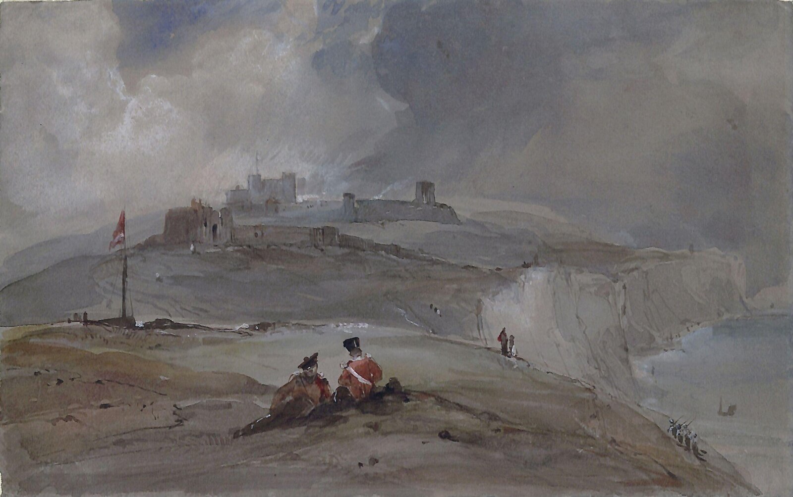 Dover Castle, George Bryant Campion, ca. mid 19th century