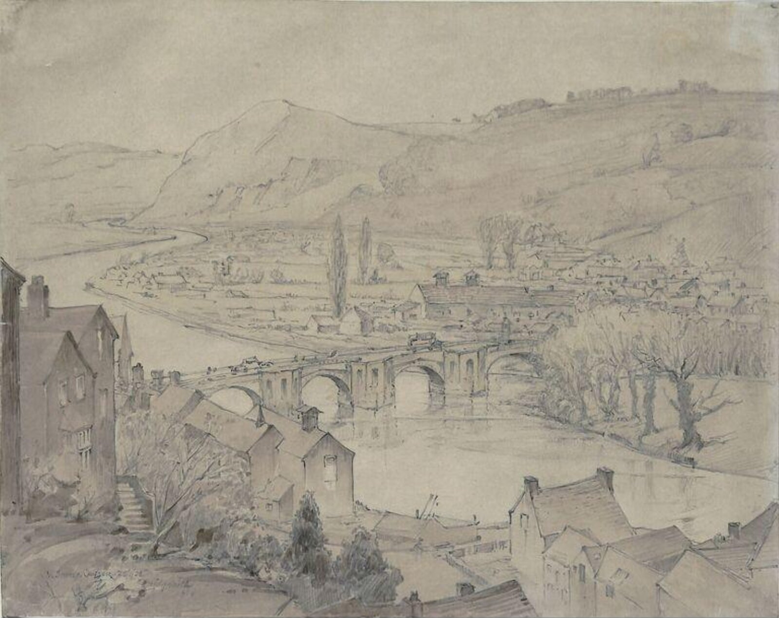 A February Day at Bridgnorth, Causer, 25/01/1923
