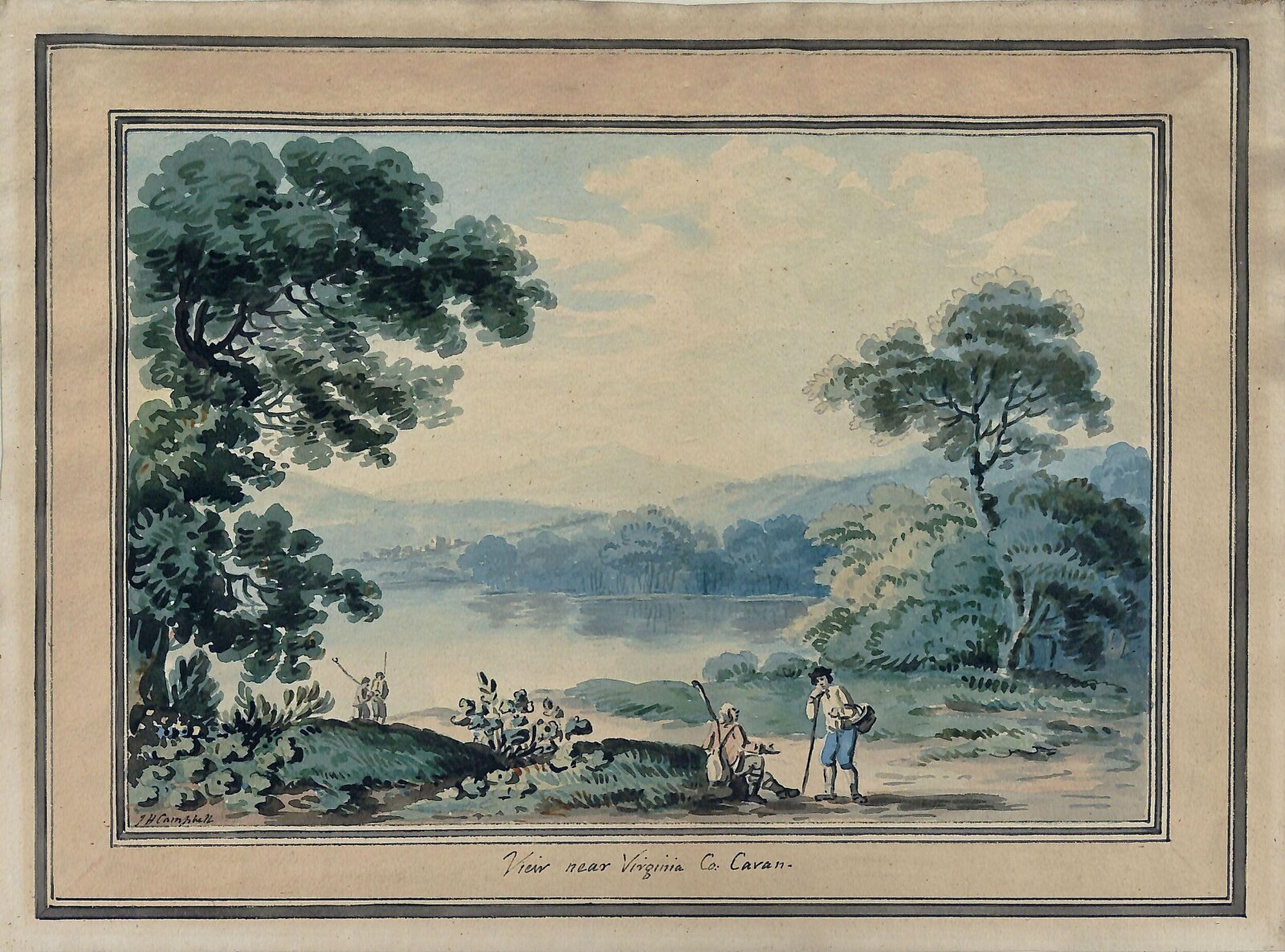View near Virginia, County Cavan, John Henry Campbell, ca. 1780-1828