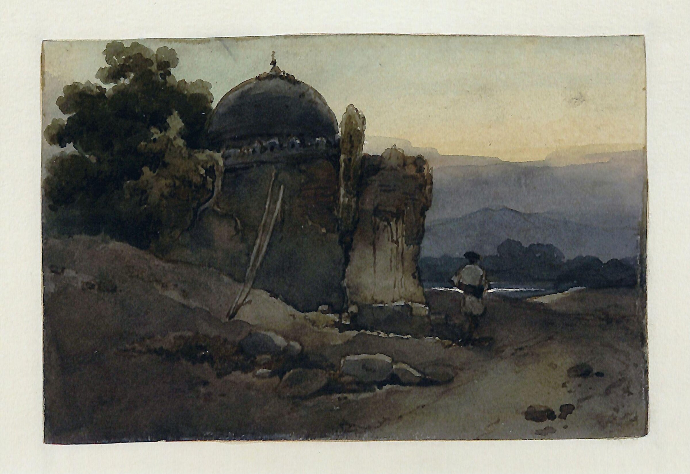 A Wayside Temple, China, George Chinnery, ca. early 19th century