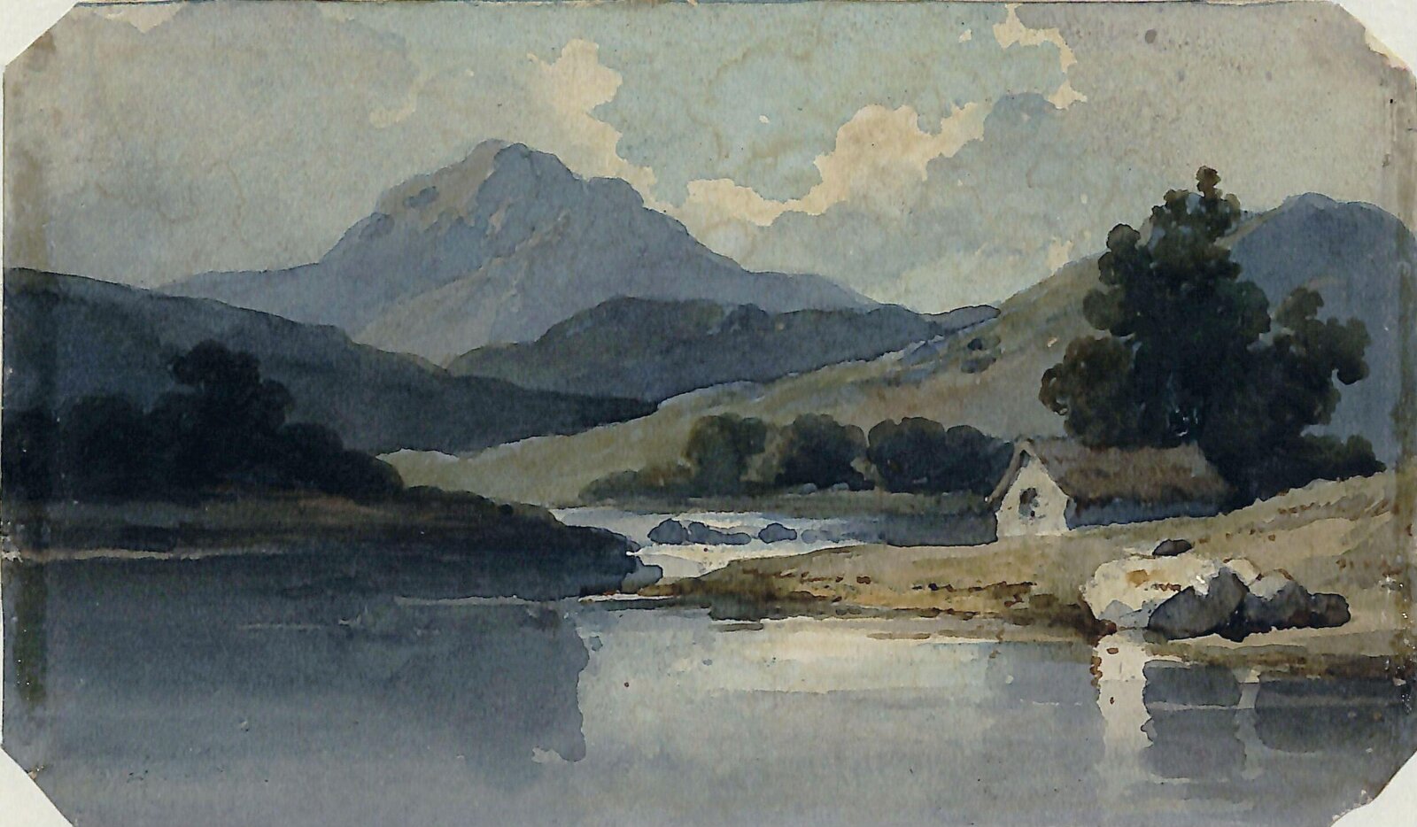 A Chinese River, George Chinnery, ca. 1805 - 1852