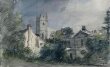 Houses in Dedham, with the church tower thumbnail 2