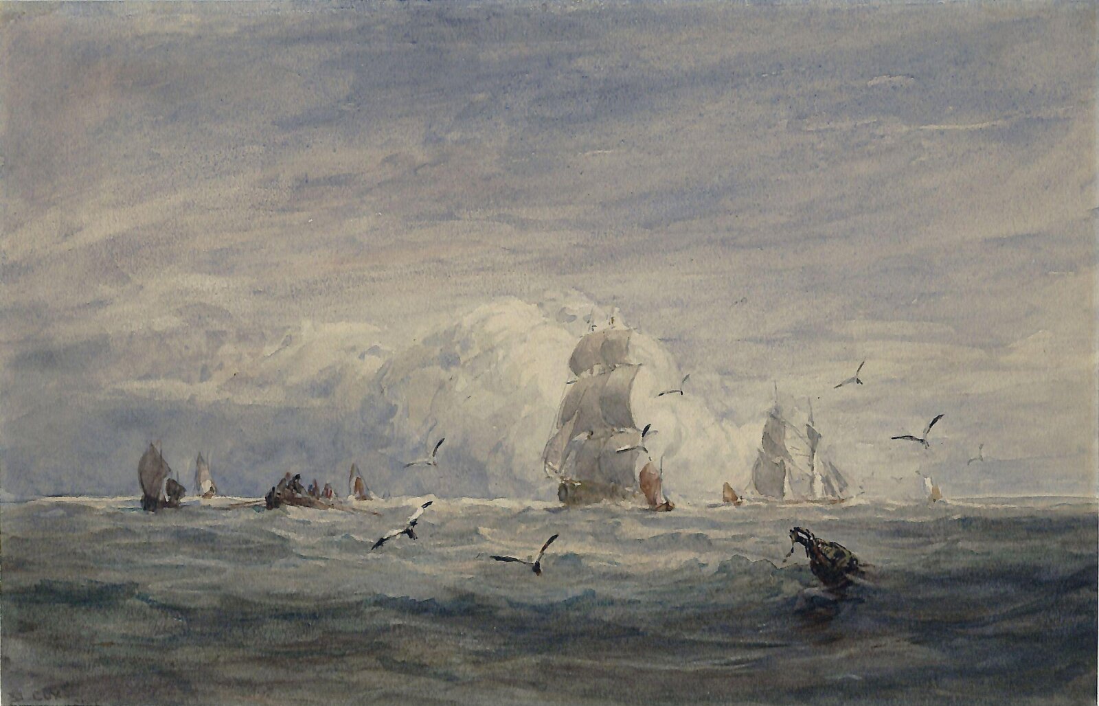Seascape, David Cox, 1829