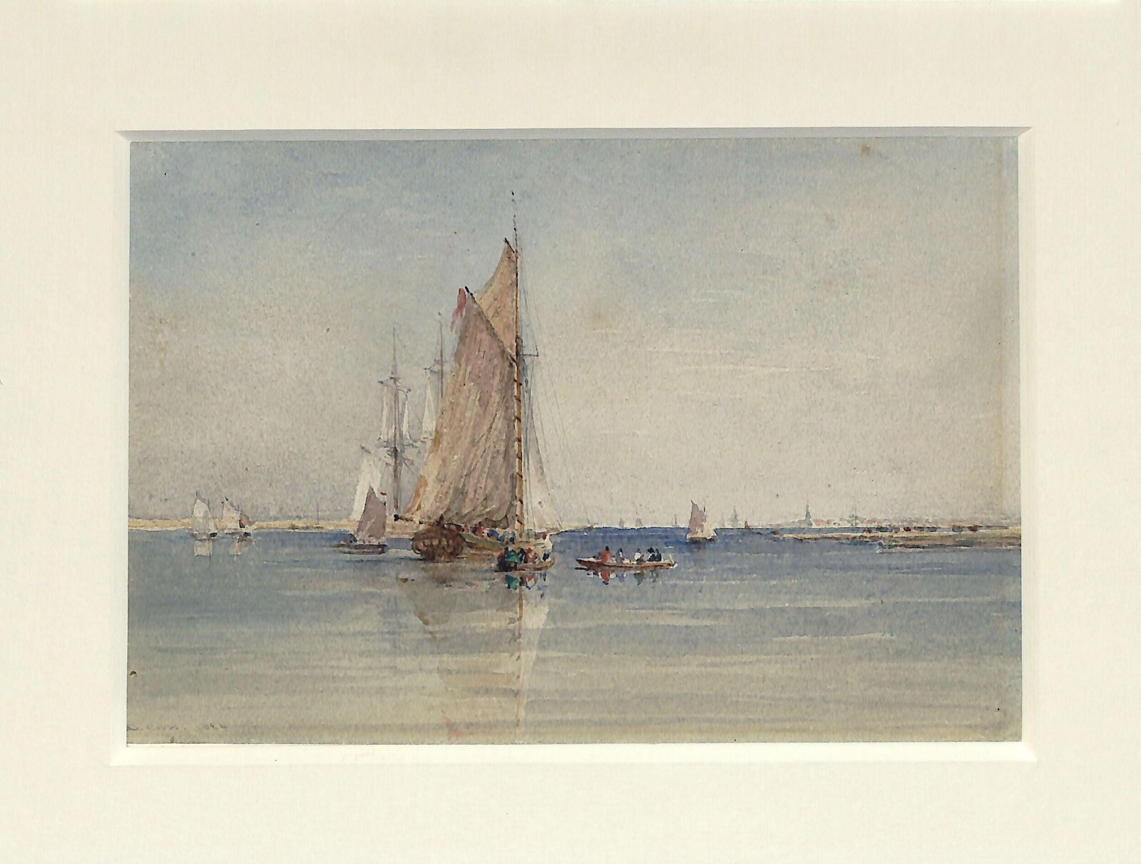 The Thames, Off Gravesend, David Cox, 1820