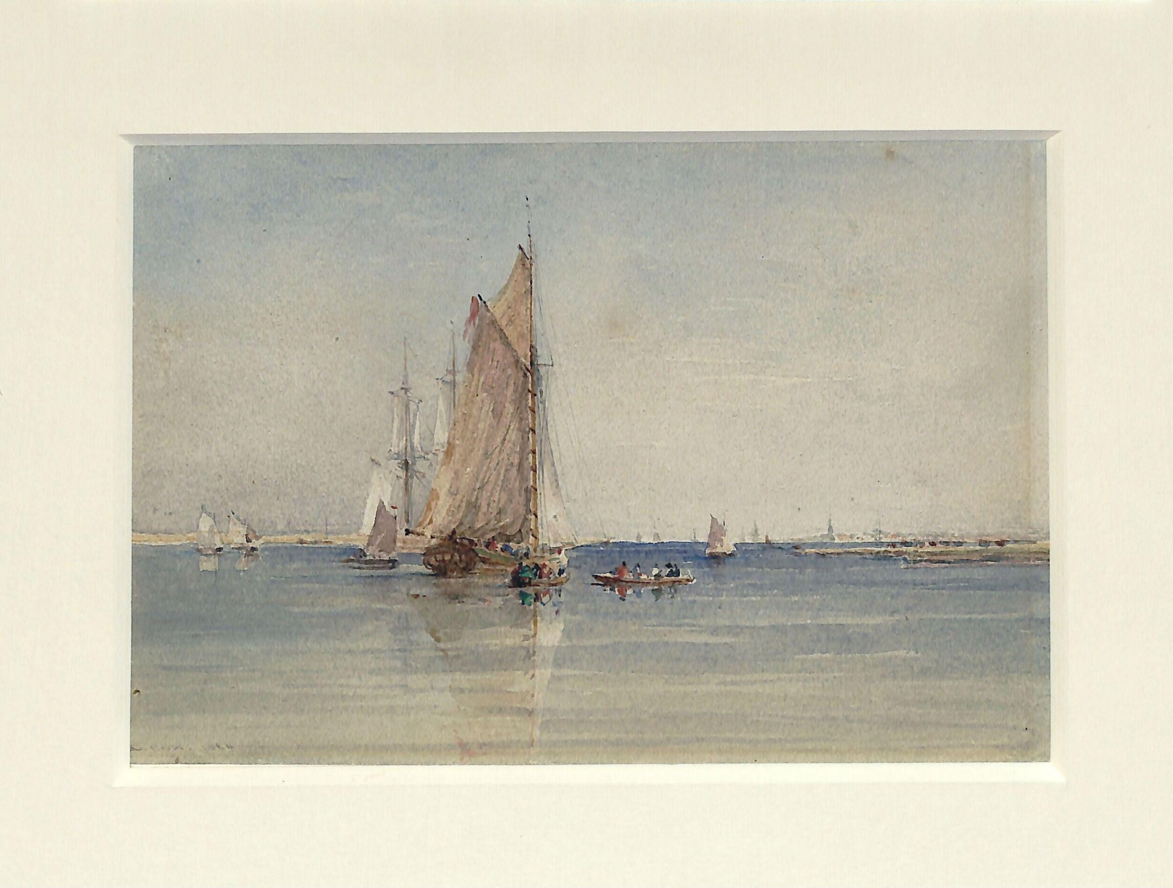 The Thames, Off Gravesend, David Cox, 1820