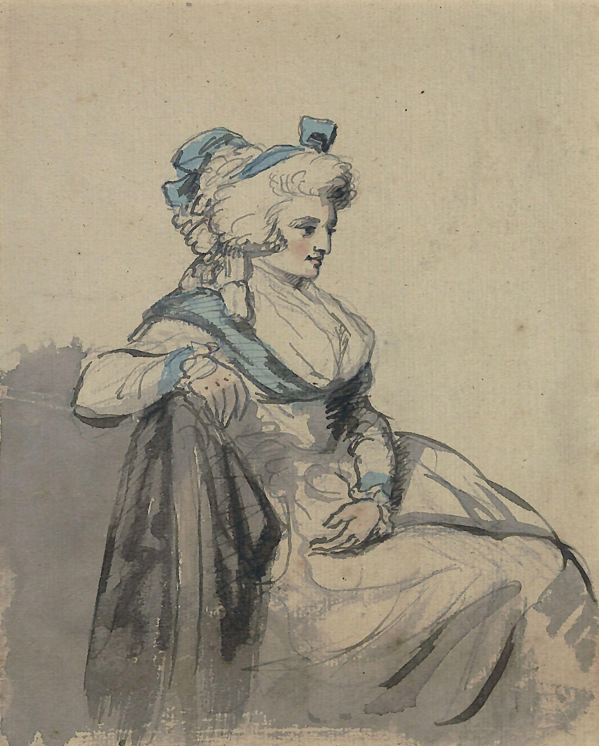 Mrs. Charles Harvey, Edward Edwards, 1785