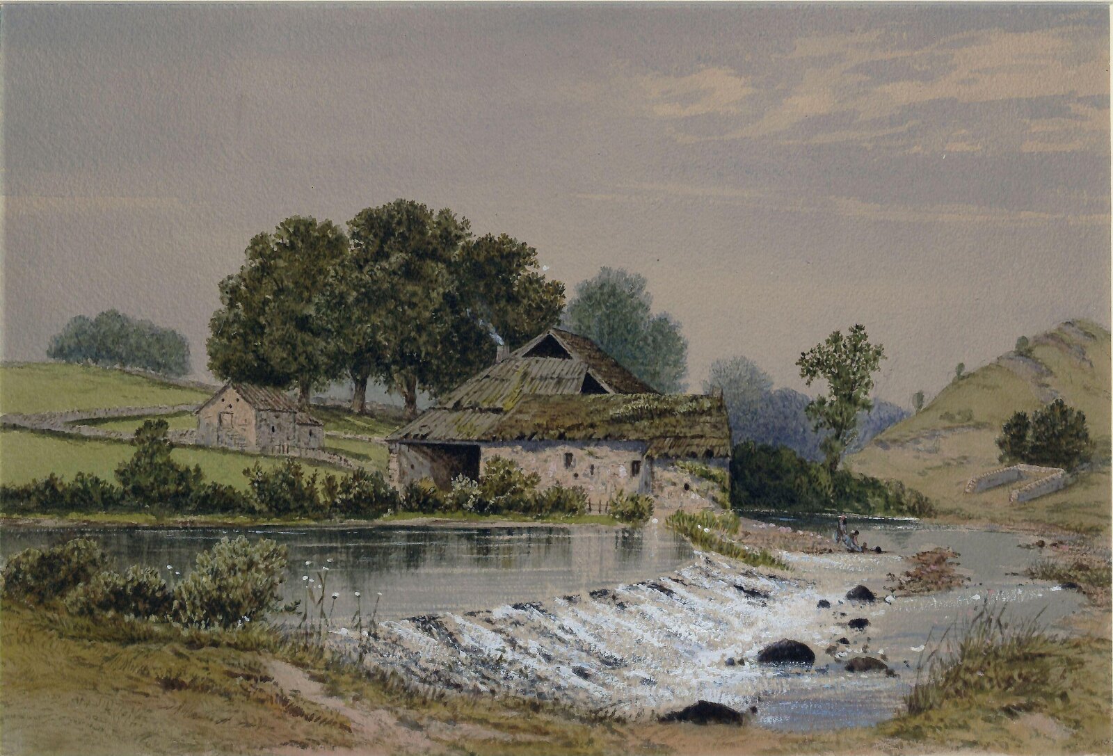Old Mill on the Eden, Elton, ca. 1860-1884