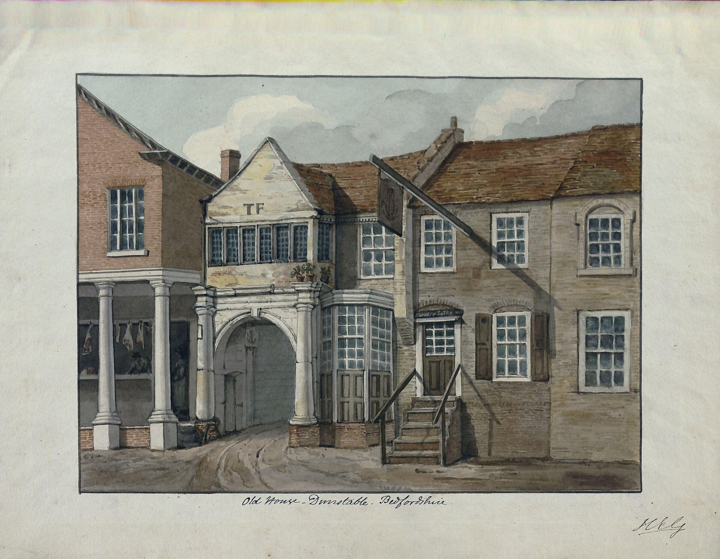Old House, Dunstable, Bedfordshire, Thomas Fisher, ca. 1812-ca. 1822