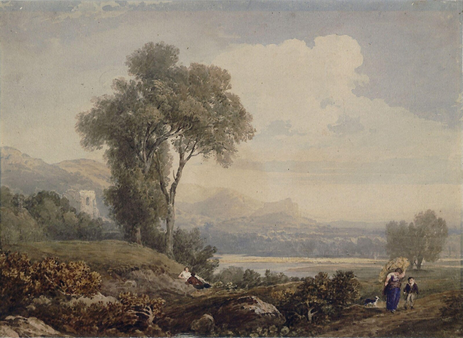 Landscape, Francis Oliver Finch, 19th century
