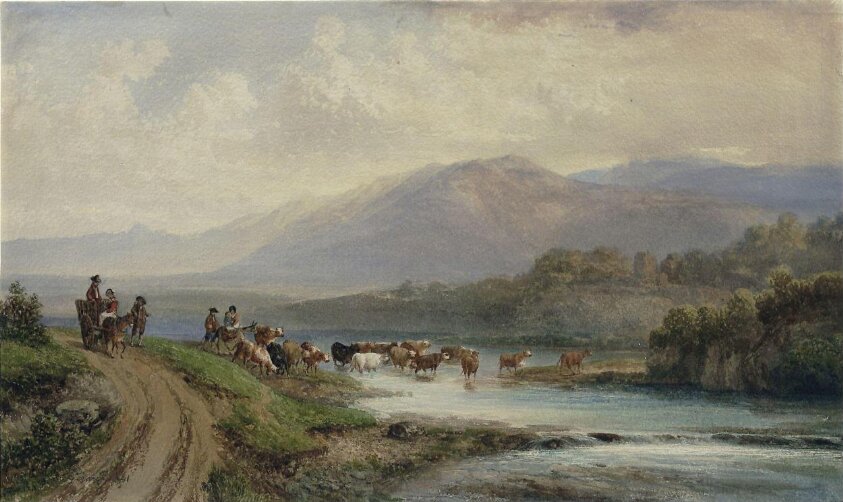 The Ford (1841) by Alexis François Girard