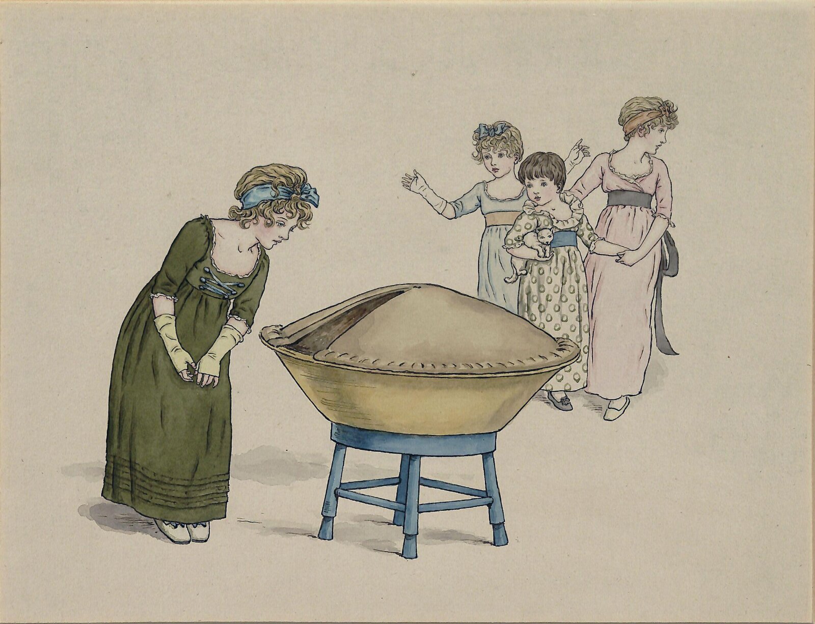 Peeped in it, Greenaway, ca.1846-1901