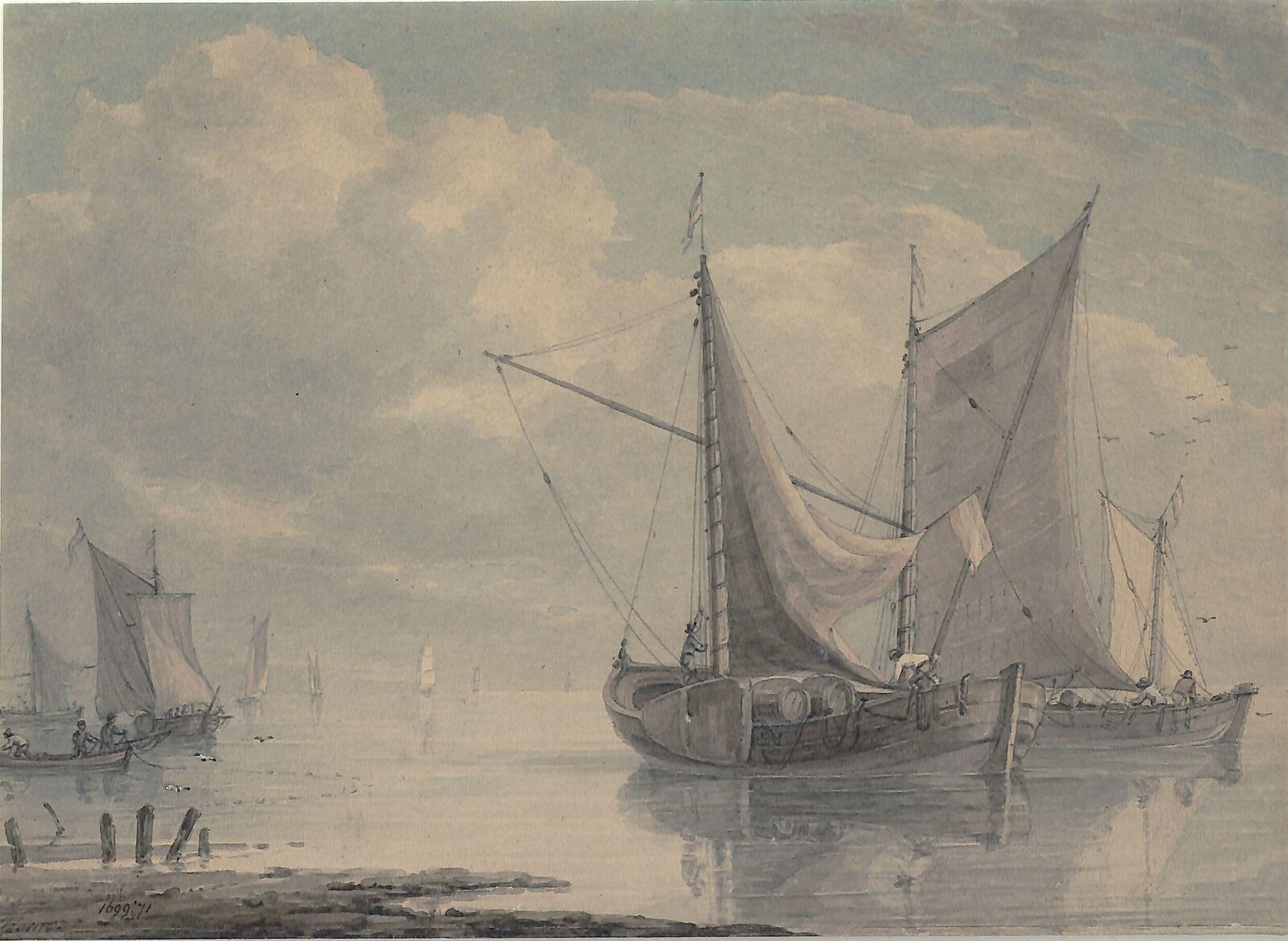 Shipping, Hearne, late 18th century