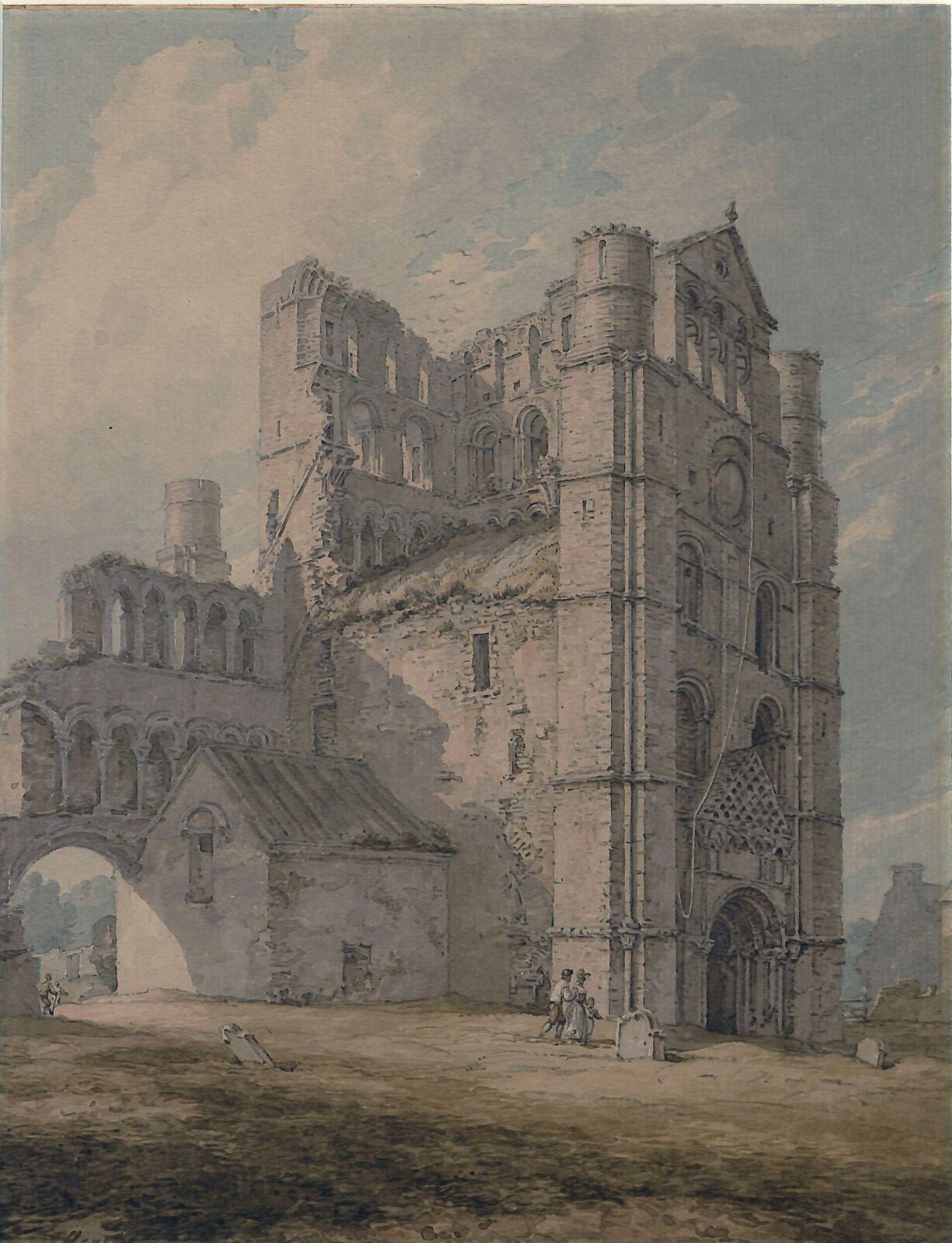 The Monastery, Kelso, Thomas Hearne, 1778