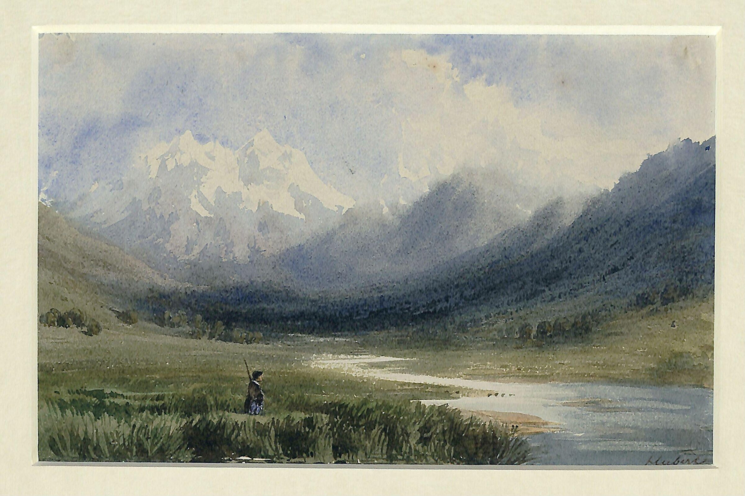 Ortler Spitz, Tirol, Jean Baptiste Louis Hubert, середина XIX века