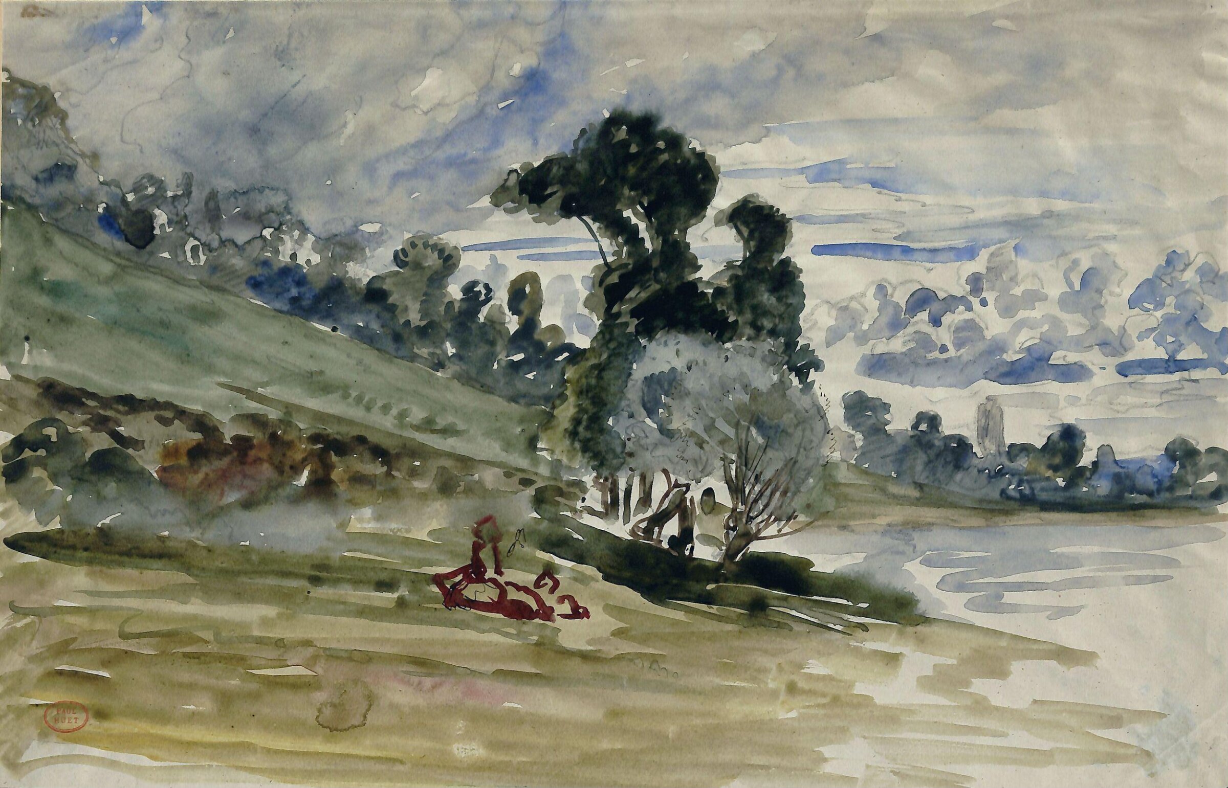Le pays de lumières, près de Crécy, Paul Huet, ca. 1825-1865