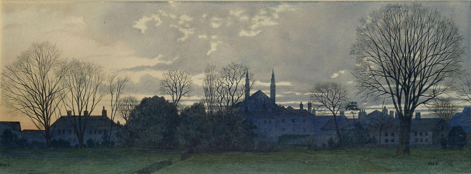 Study of Sky, Evening, Vernon Howard, ca. late 19th century