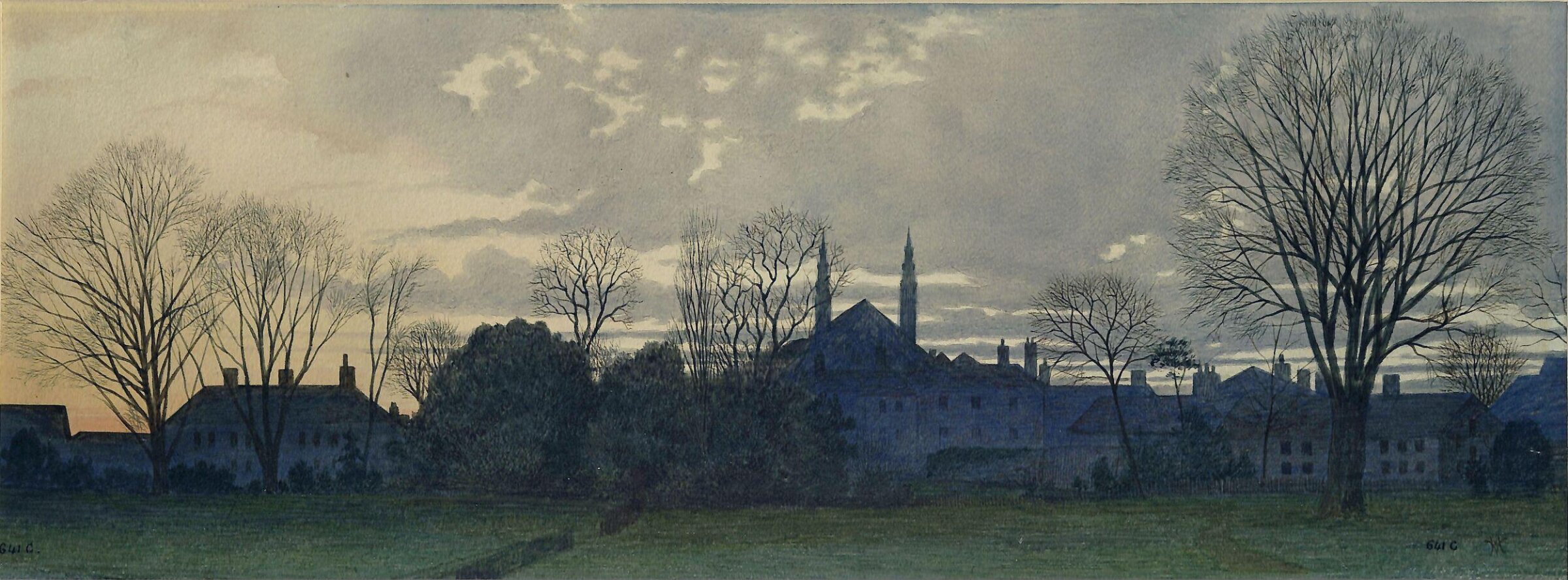 Study of Sky, Evening, Vernon Howard, ca. late 19th century