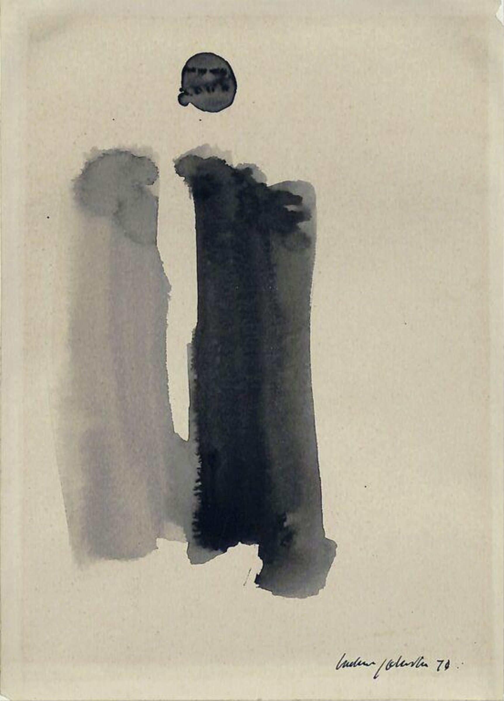Two Figures, William Johnstone, 1970