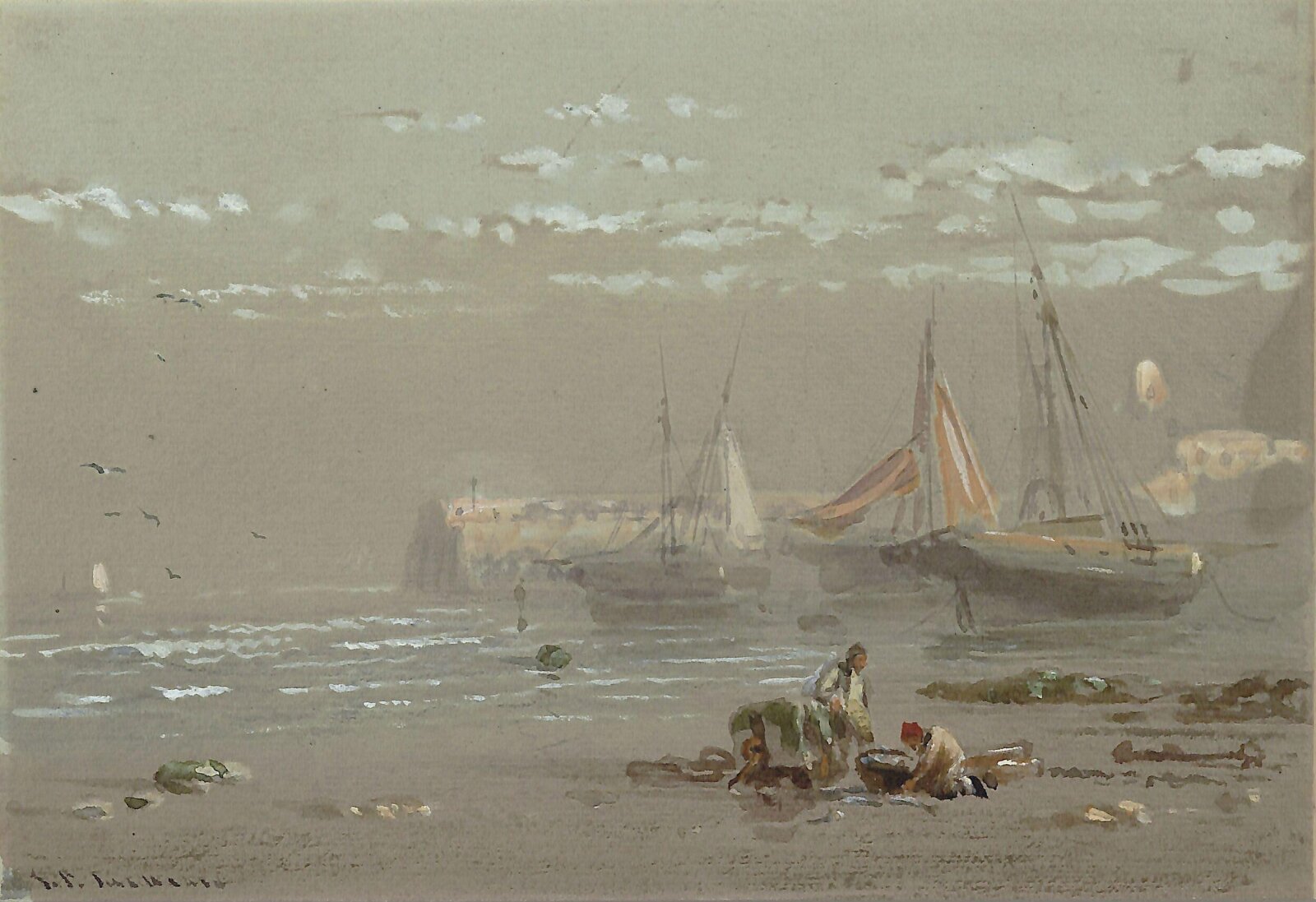 Tenby Harbour, Samuel Philips Jackson, late 19th century